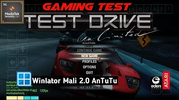 Test Drive Unlimited | Winlator Mali 2.0 AnTuTu | Mediatek Dimensity 1200 | Xiaomi 11T Test