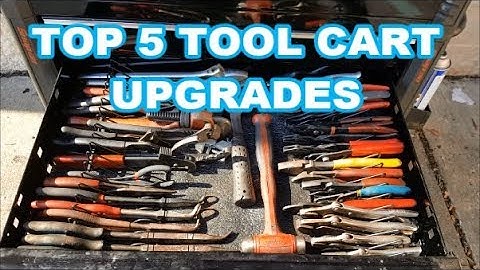 TOP 5 TOOL CART MODS Snap On KRSC326  (Must-have modifications for a ToolCart)