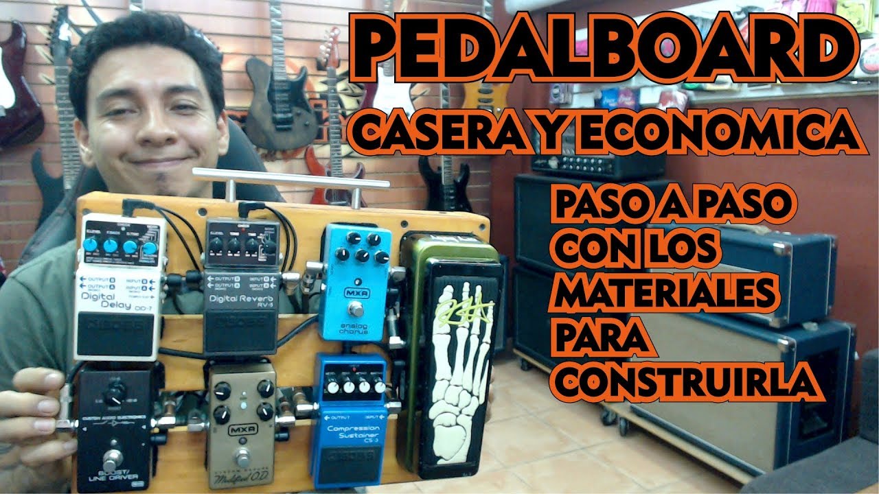 Pedal Board Casera facil de construir - YouTube