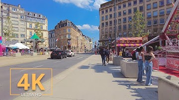 Luxembourg City 🇱🇺 Walking Tour | 4K | Street Walk | Luxemburg, Europe | 2022 @Virtual Walking Luxembourg City 🇱🇺 Walking Tour | 4K | Street Walk | Luxemburg, Europe | 2022 @Virtual Walking