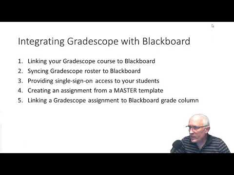 Integrating Gradescope with Blackboard