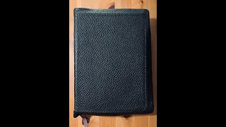 Thompson New Chain Reference Bible in Black Pin Seal Morocco Leather - King James Version