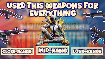5 Everything All-Rounder Weapons in PUBG | Best Guns for Close, Mid & Long Range Combat (2025 Guide)