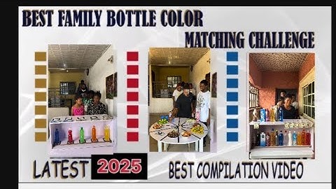 ‼️THE BEST FUNNY & ENTERTAINING FIVE (5) BOTTLE COLOR MATCHING CHALLENGE - 2025 COMPILATION VIDEO