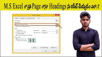 How to repeat Headings on every page in MS Excel