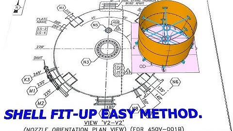 PRESSURE VESSEL, TANK, SILO, SHELL HORIZONTAL FIT-UP, TUTORIAL