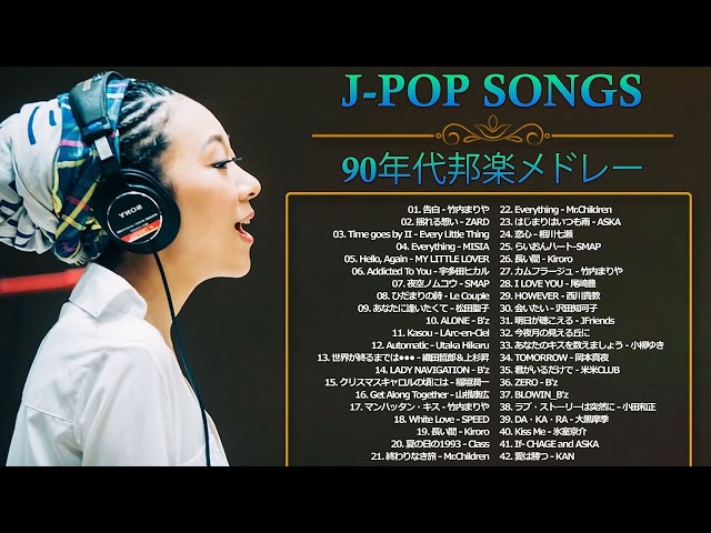 90's All-time Million Hits ♥ ♥ ♥ ♥ J Pop 90 Medley ♥♥♥♥ Japanese Hit Songs Representing The 90's class=