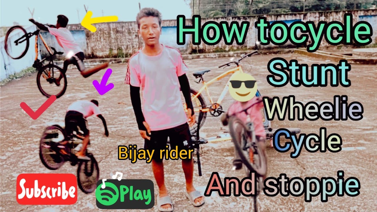 how to cycle wheelie video cycle ride wheelie & stoppie 😱🙏 YouTube