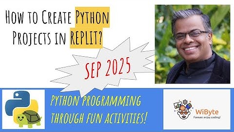 How to Create PYTHON projects in REPLIT, Sep 2025