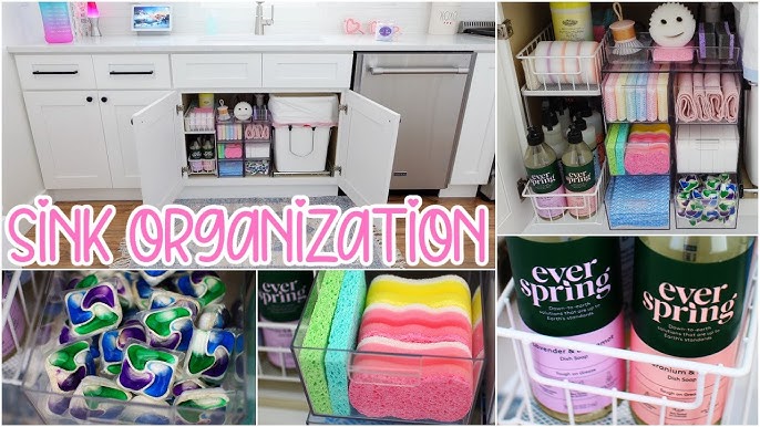 Under the kitchen sink organization – The Decor Diet