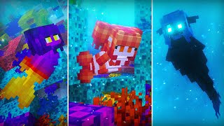 Minecraft New ADORABLE Mermaid Mod Showcase! screenshot 3