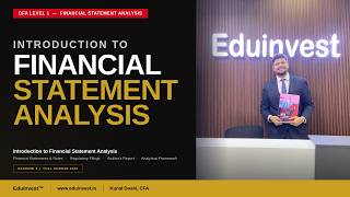 CFAL1 2026 | Financial Statement Analysis | R1 Introduction to FSA | Kunal Doshi, CFA