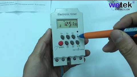 KG316T II Timer siêu rẻ của Wetek chỉ  cần chú ý vài lỗi này khi cài là được