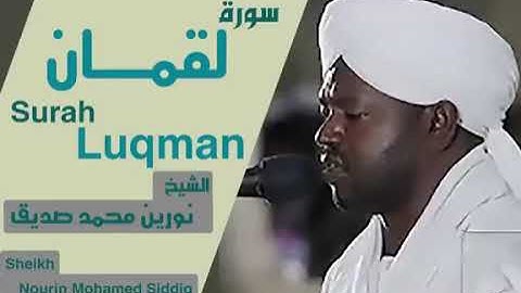 31 سورة لقمان  الشيخ نورين محمد صديق  Sheikh | Nourin Mohamed Siddig | Surah Luqman
