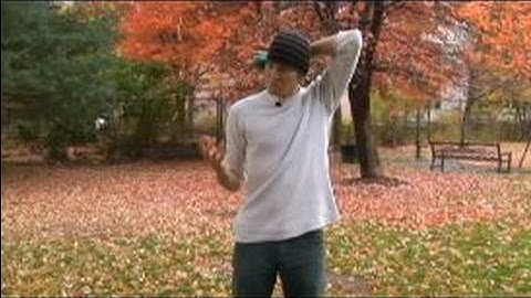 Basic Three Ball Juggling Tricks : Body Throws & Juggling