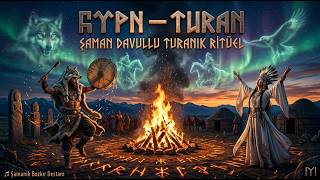 Turan 𐱃𐰆𐰺𐰀𐰣 Şaman Davullu Turanik Ritüel Türk Şamanik Bozkır Müziği Throat Singing Dombra