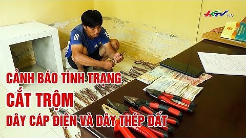 Cảnh báo tình trạng cắt trộm dây cáp điện và dây thép đất  | Truyền hình Hậu Giang