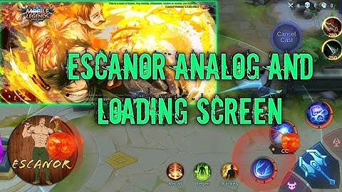 Escanor Analog And Loading Screen|MLBB|ItzSvenix
