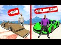 COCHE DE $100 vs COCHE MILLONARIO en GTA 5