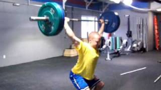 CrossFit 516- Matt overhead squats 155x3