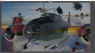 Blender - how to create flak bursts