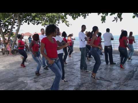 flashmob Seb et Réjyne Kizomba Guadeloupe