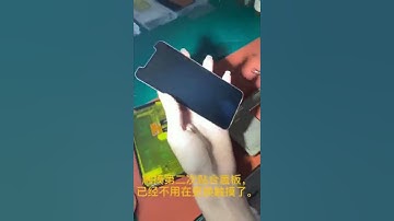 iPhone X touch assembly secondary front glass replacement tutorial.