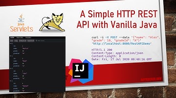 Simple Lightweight RESTful API with HttpServlet