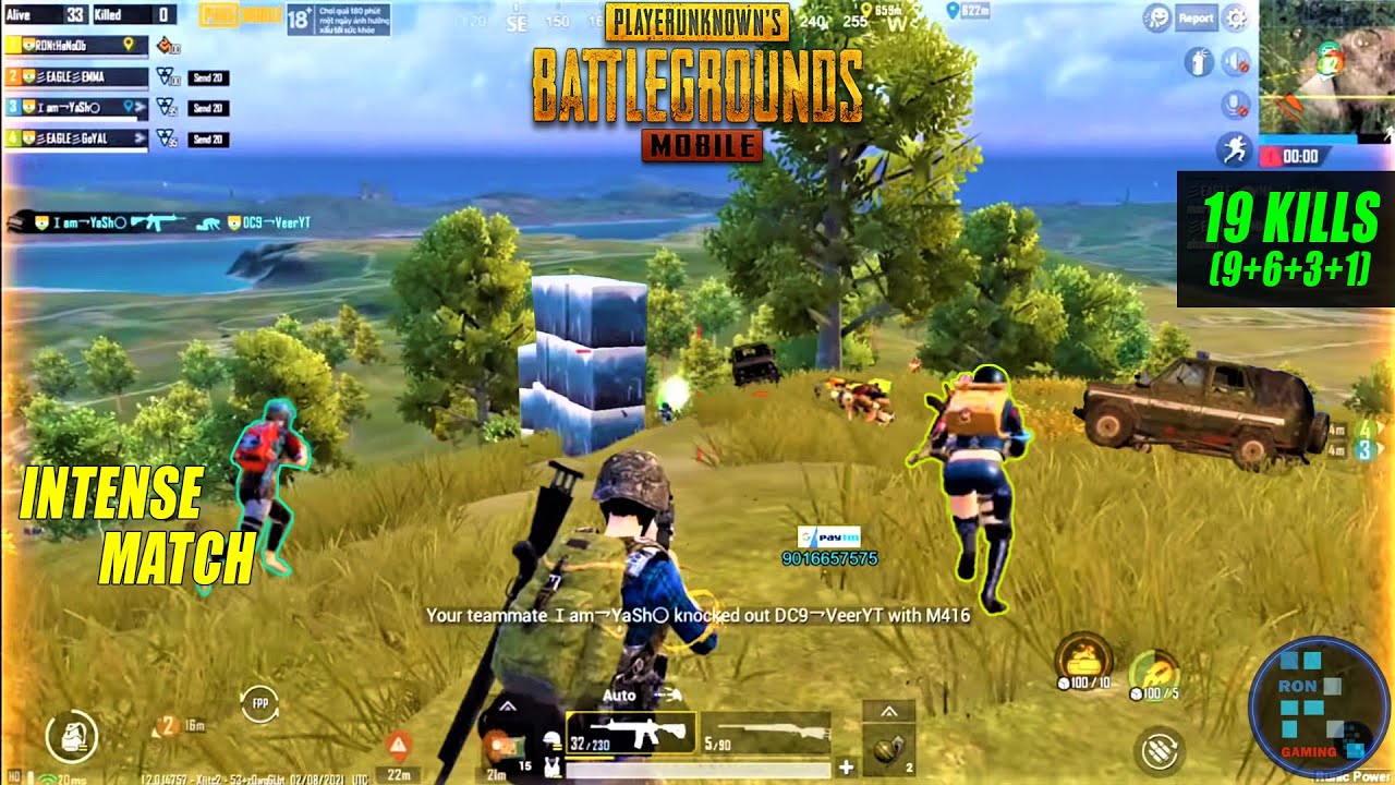 PUBG MOBILE | Amazing Intense Match In Runic Power Mode