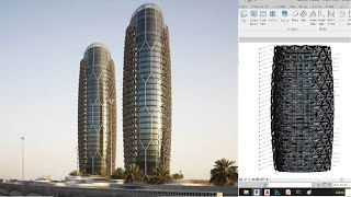 Modeling of Parametric Facade of Al Bahar Tower, Abu Dhabi on Revit