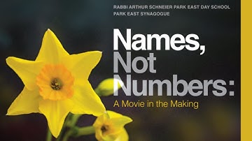 Names, Not Numbers: A Movie in the Making - Sponsored by a Prominent National Foundation