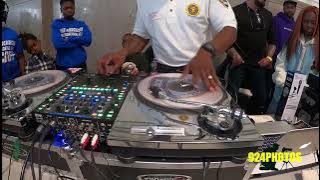 DJ ACE CUT LIEUTENANT AT THE 2023 NYPD DEE JAY CONTEST