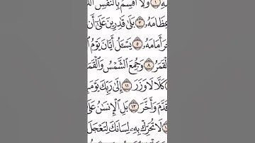 آيات من سورة القيامة ١ بصوت الشيخ ياسر الدوسري❤️💝💕💖