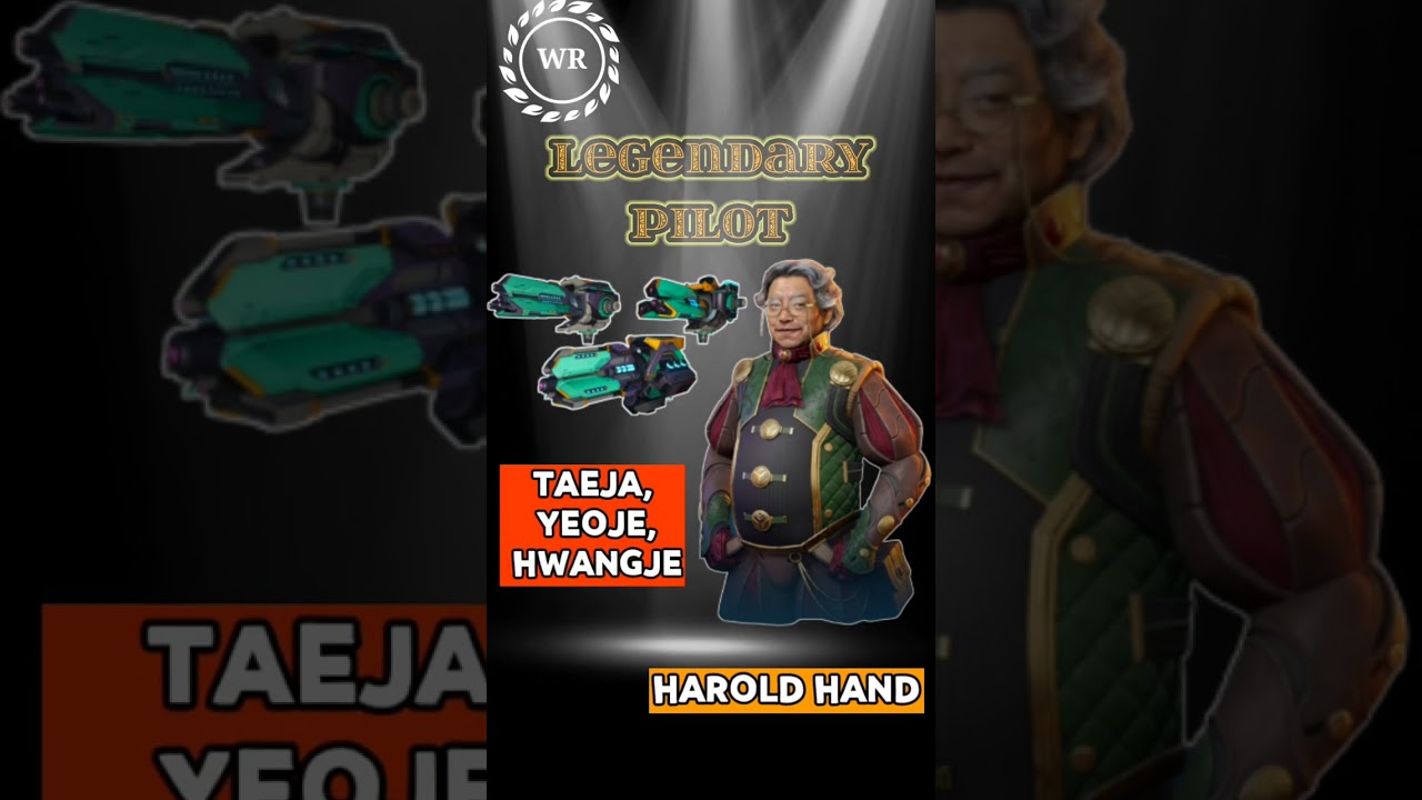 Harold Hand | Legendary Pilots | War Robots | HGR GAMING |