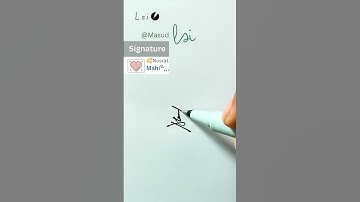 Signature style | Simple Sign Idea #Signature #Sign #Shorts