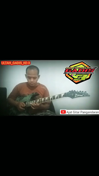 cover gitar melody dangdut lagu selamat ulang tahun, evie tamala, #shorts
