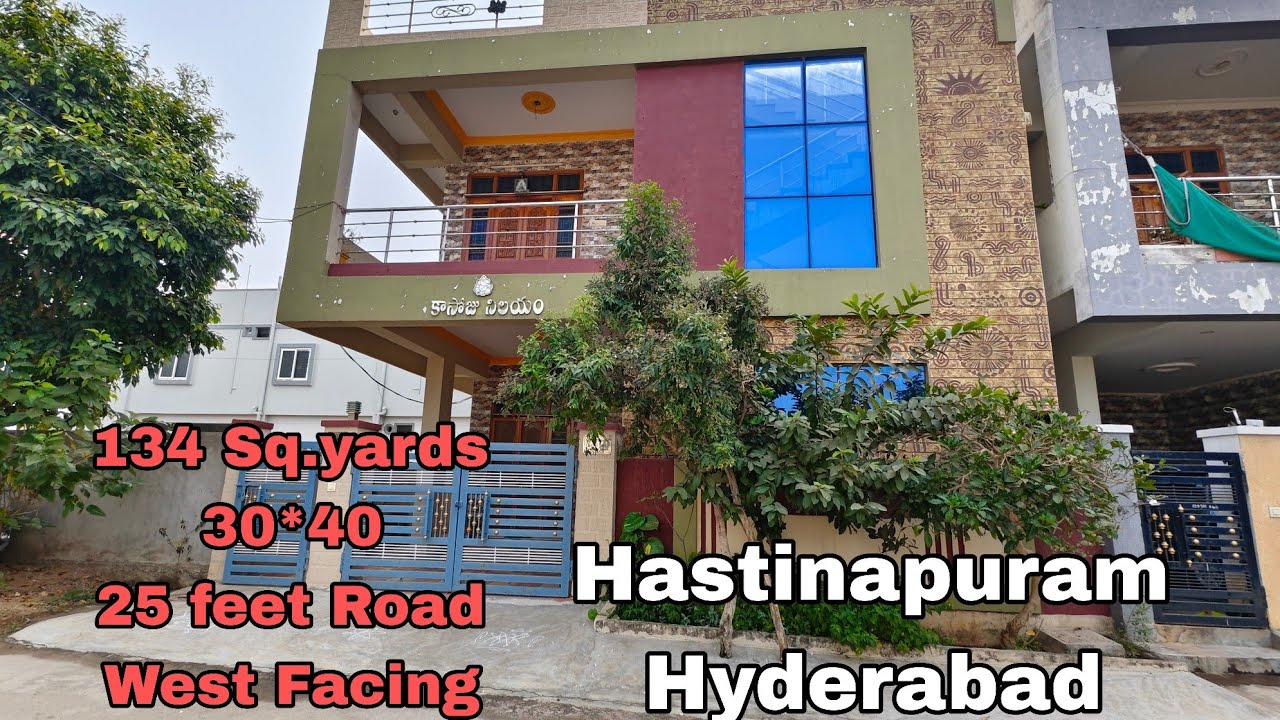 134 SQ.YARDS 30*40 G+1 INDIPENDENT HOUSE FOR SALE NEAR TO VANASTALIPURAM, LB NAGAR HYDERABAD