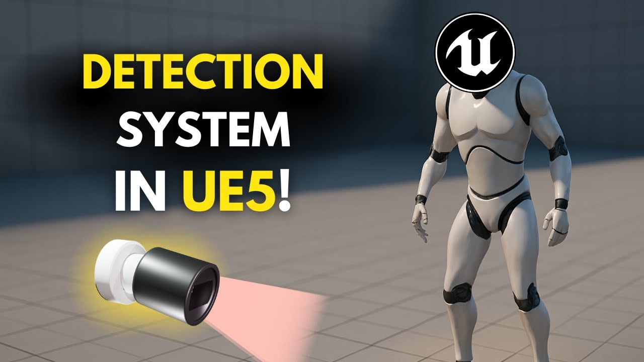 Make a Security Camera Detect Players in Unreal Engine! - YouTube