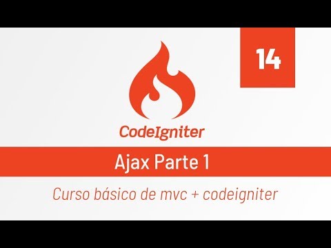 Codeigniter: 14-. Ajax 1