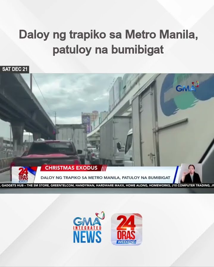 Daloy ng trapiko sa Metro Manila, patuloy na bumibigat | 24 Oras Weekend