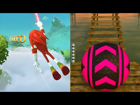 Sonic Dash 2 Vs Rollance Speed Race Challenge KM Game Play