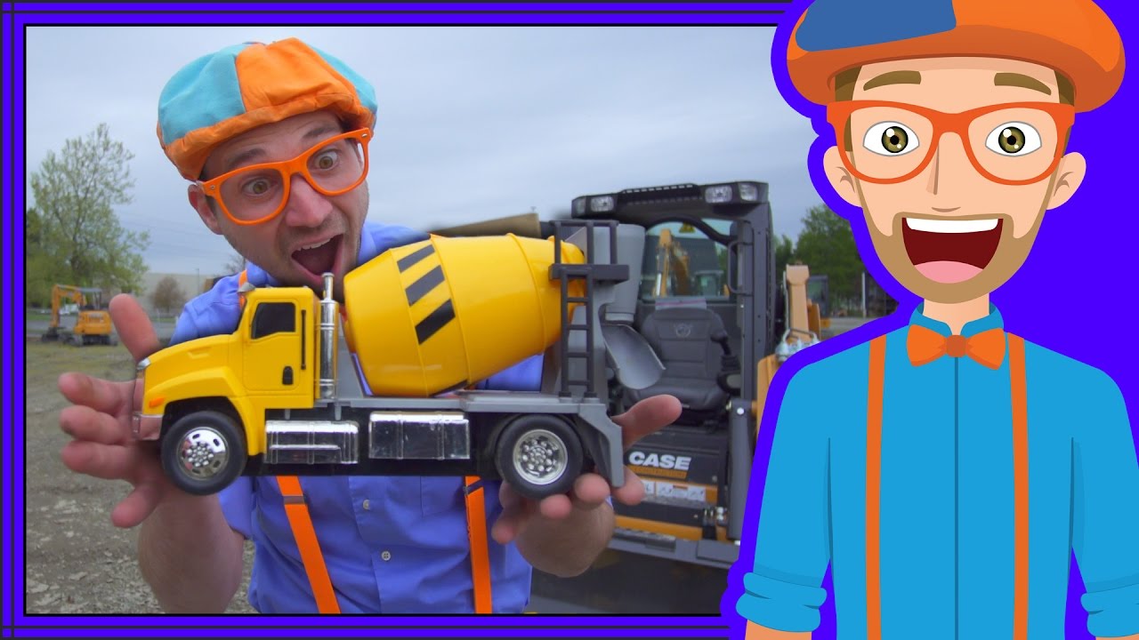 Learn Diggers for Children with Blippi | Videos for Toddlers