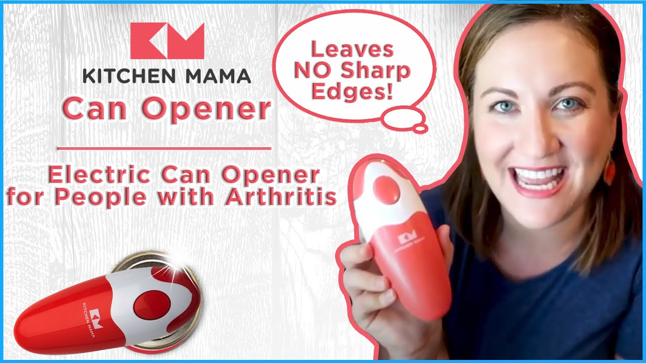 Kitchen Mama!! Auto Electric Can Opener - Hands Free, Smooth Edge