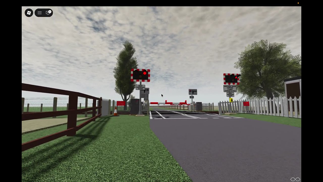 Double Stay at Botley Drove Level Crossing (Roblox)