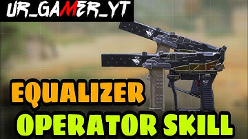 HOW TO USE EQUALIZER OPERATOR SKILL IN CALL OF DUTY MOBILE GAMEPLAY HINDI || #UR_GAMER_YT