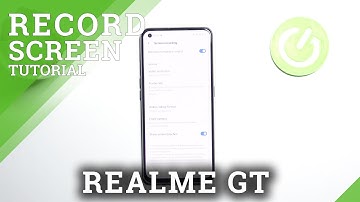 How to Switch On / Off Screen Recorder Selfie Camera in Realme GT?