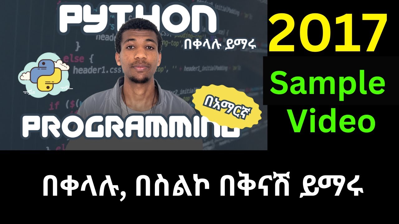 python first sample - YouTube