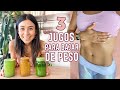 3 JUGOS PARA DESINFLAMAR EL ESTÓMAGO Y LIMPIAR EL COLON 🔥