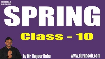 Learn Spring Programming Tutorial Online Training by Nagoor Babu Sir On 22-06-2018