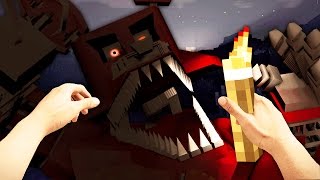 REALISTIC FIVE NIGHTS AT FREDDY'S IN MINECRAFT (FNAF HORROR Modded Mini-Game)